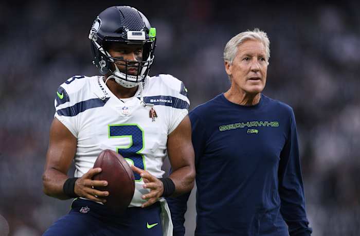 Russell Wilson Pete Carroll